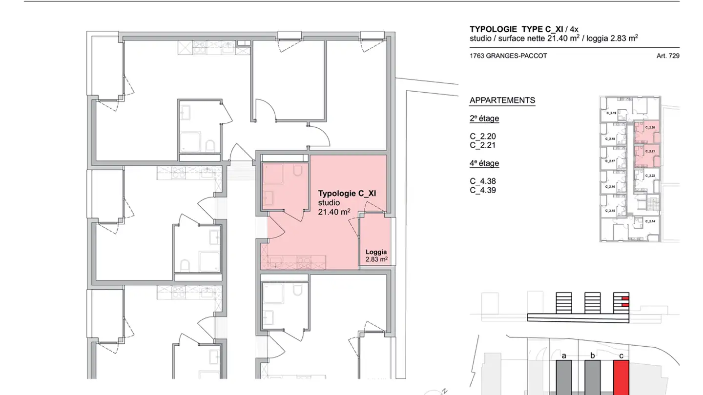 Appartamento in affitto - Route Du Lac 13, 1763 Granges-Paccot - Foto 4