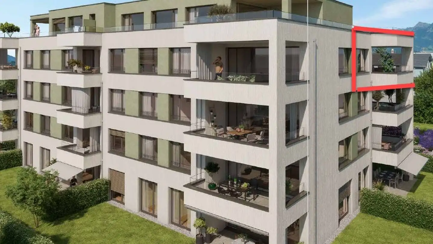 Apartment for rent - Kantonsstrasse 14, 8862 Schübelbach - Photo 2