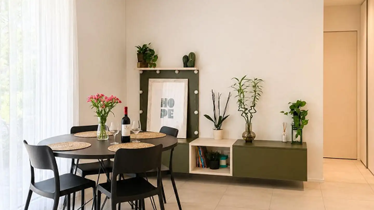 Appartement meublé à louer - Via Del Battistone 3, 6533 Lumino - Photo 2