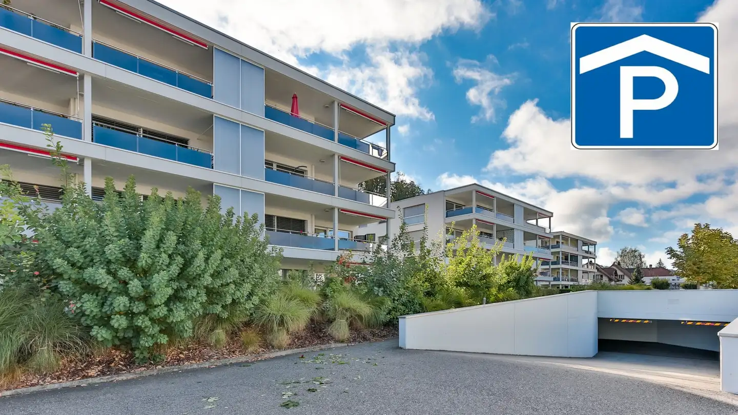 Tiefgaragenstellplatz mieten - Hauptstrasse 35a, 5037 Muhen