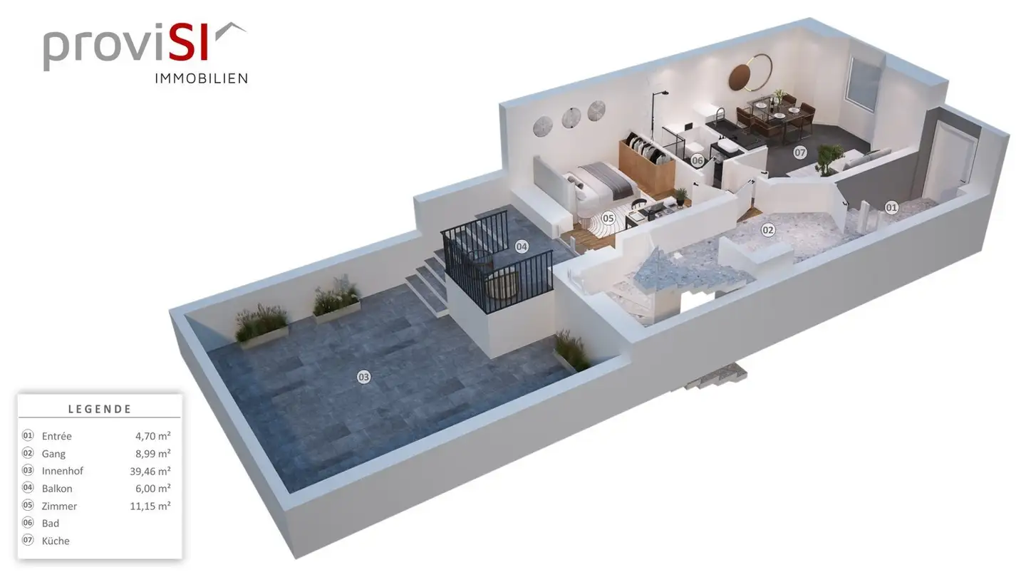 Apartment for rent - Feldbergstrasse 146, 4057 Basel - Photo 2