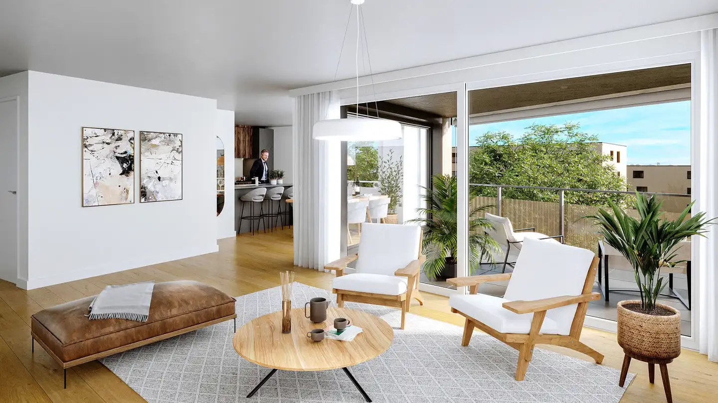 Appartement à louer - Impasse De Champ-Riond 7, 1753 Matran