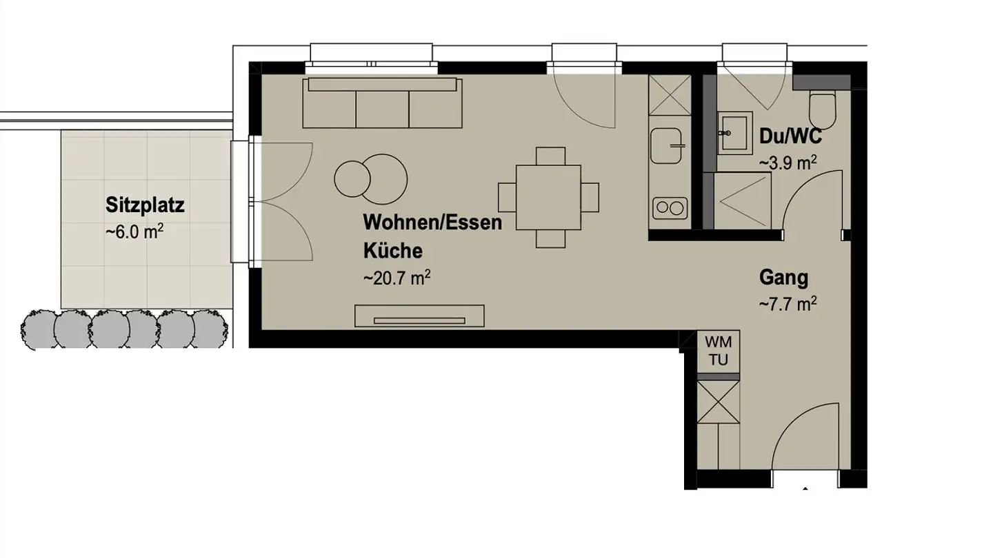 Appartement à louer - Romanshornerstrasse 18, 9300 Wittenbach - Photo 3