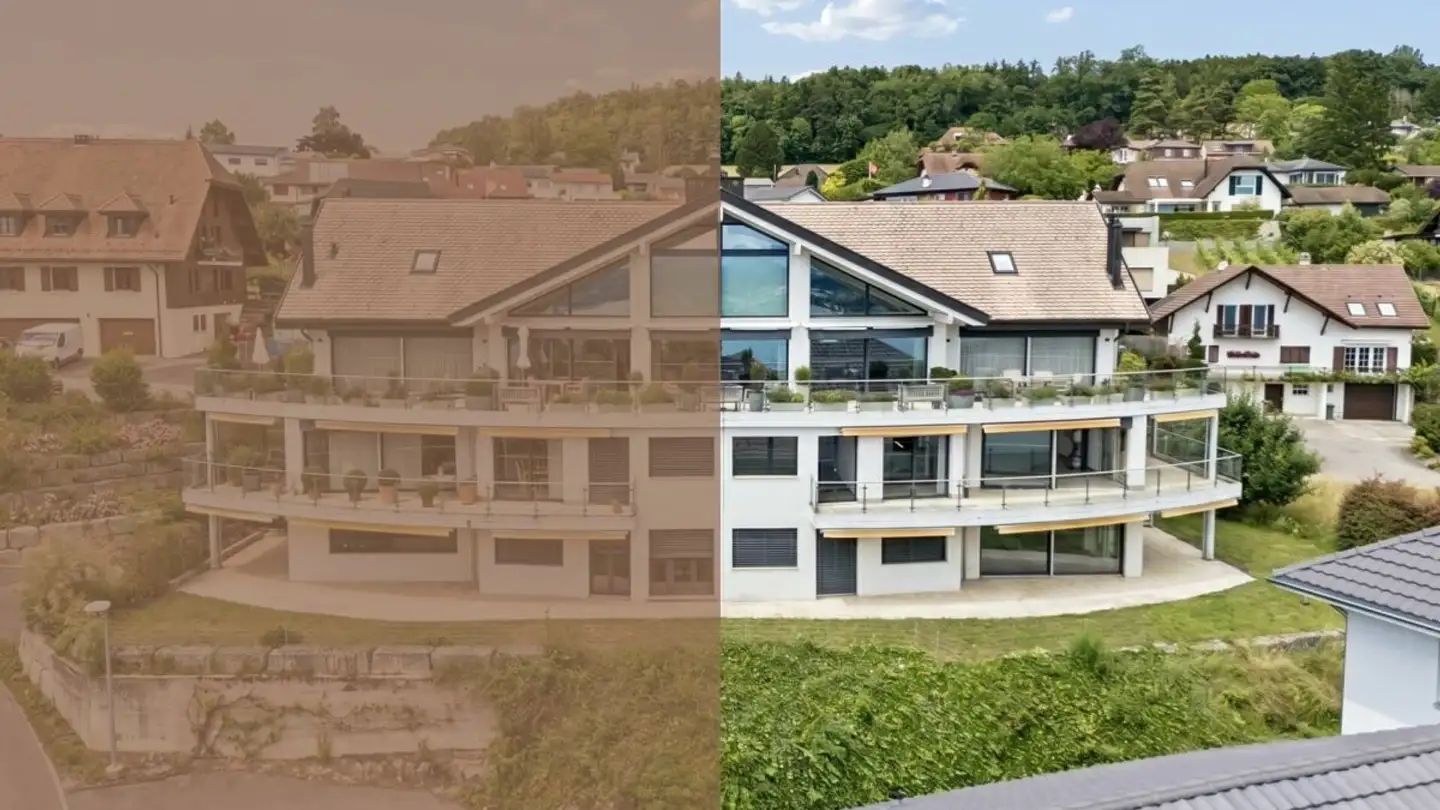 Terrassenwohnung kaufen - Chemin De Vau De Cour 2, 1789 Lugnorre