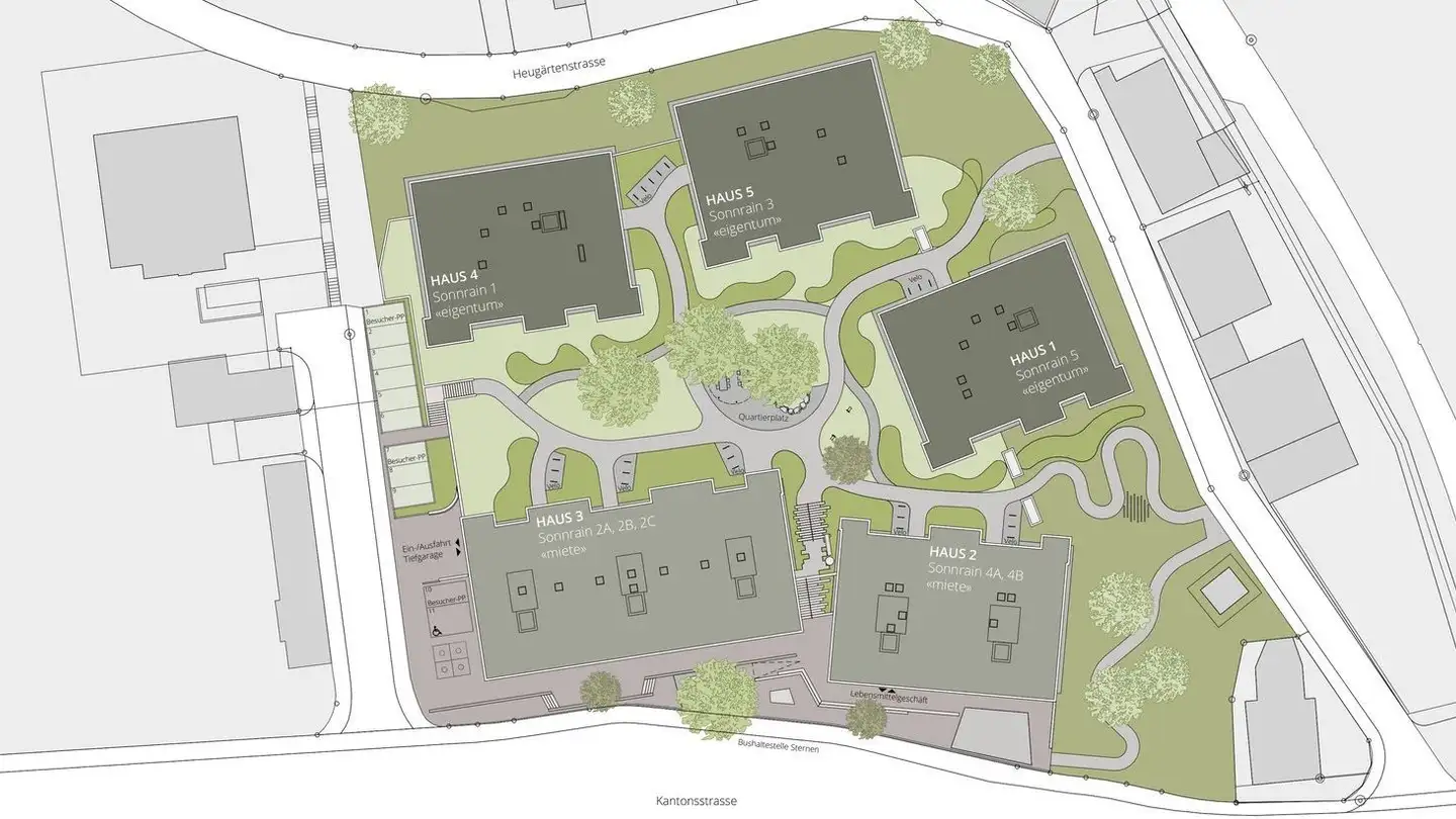 Appartement à louer - Sonnrain 4, 6232 Geuensee - Photo 3