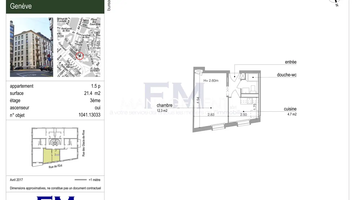 Appartement à louer - Rue Des Glacis-De-Rive, 1207 Genève - Photo 4