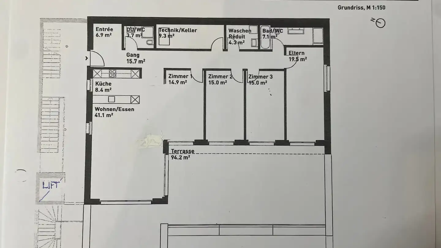 Stepped apartment for rent - Schinebüelstrasse 26d, 5413 Birmenstorf AG - Photo 2