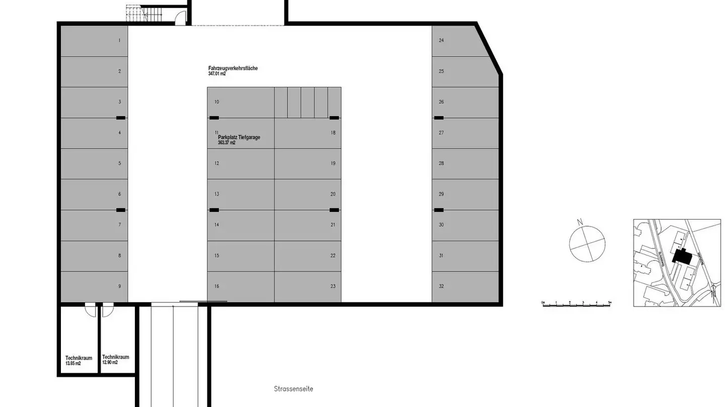 Parcheggio esterno in affitto - Buhaldeweg 2, 5034 Suhr - Photo 2