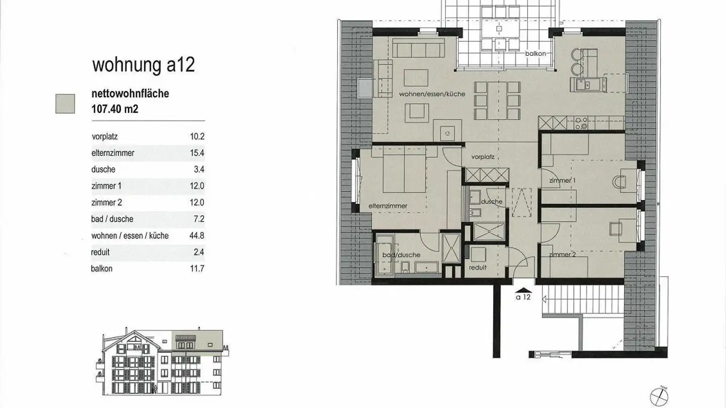 Attico in affitto - Hauptstrasse 69, 9506 Lommis - Photo 2