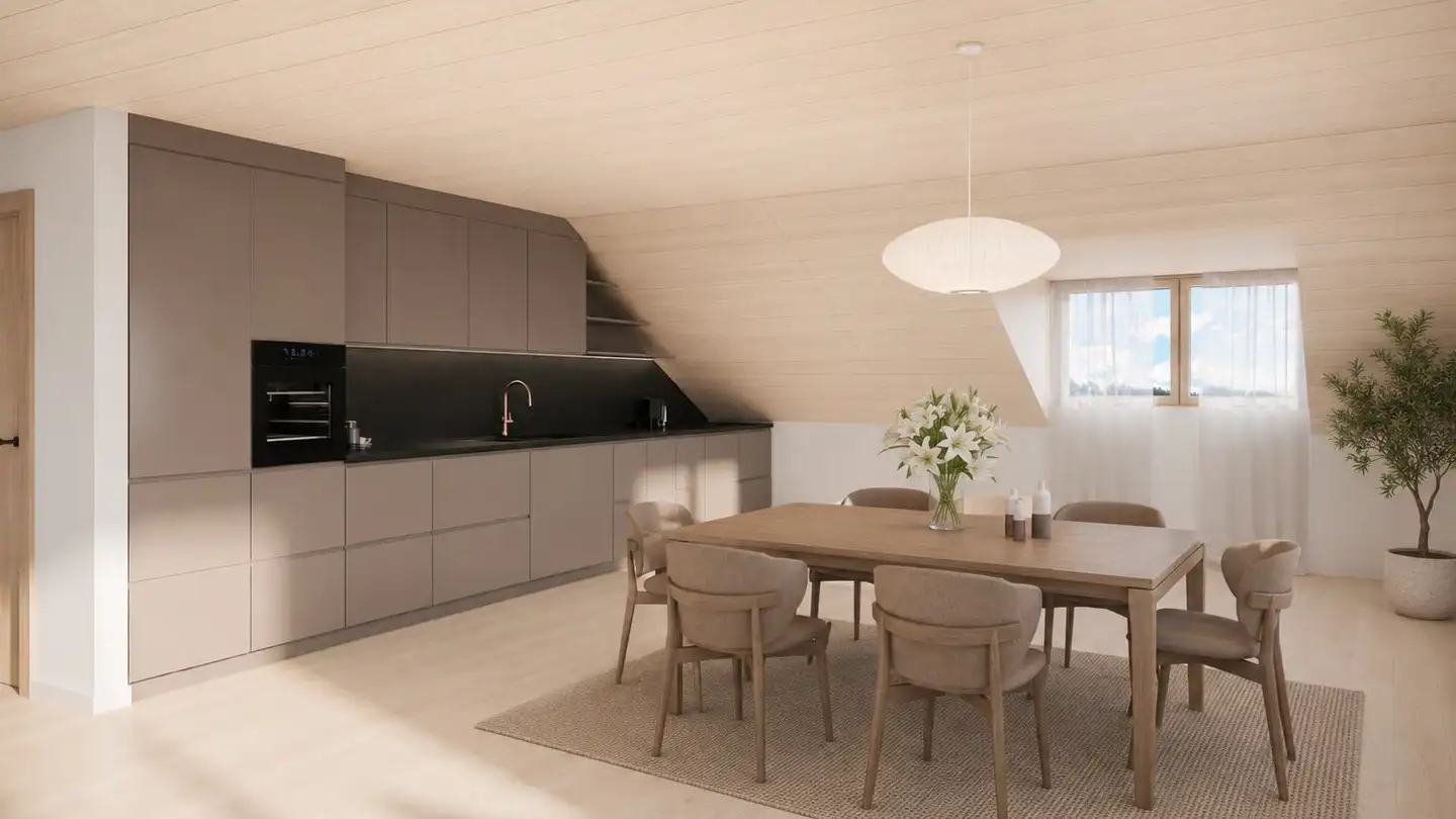 Dachgeschosswohnung kaufen - 8553 Eschikofen
