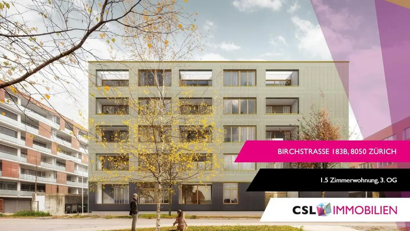 Wohnung mieten - Birchstrasse 183b, 8050 Zürich