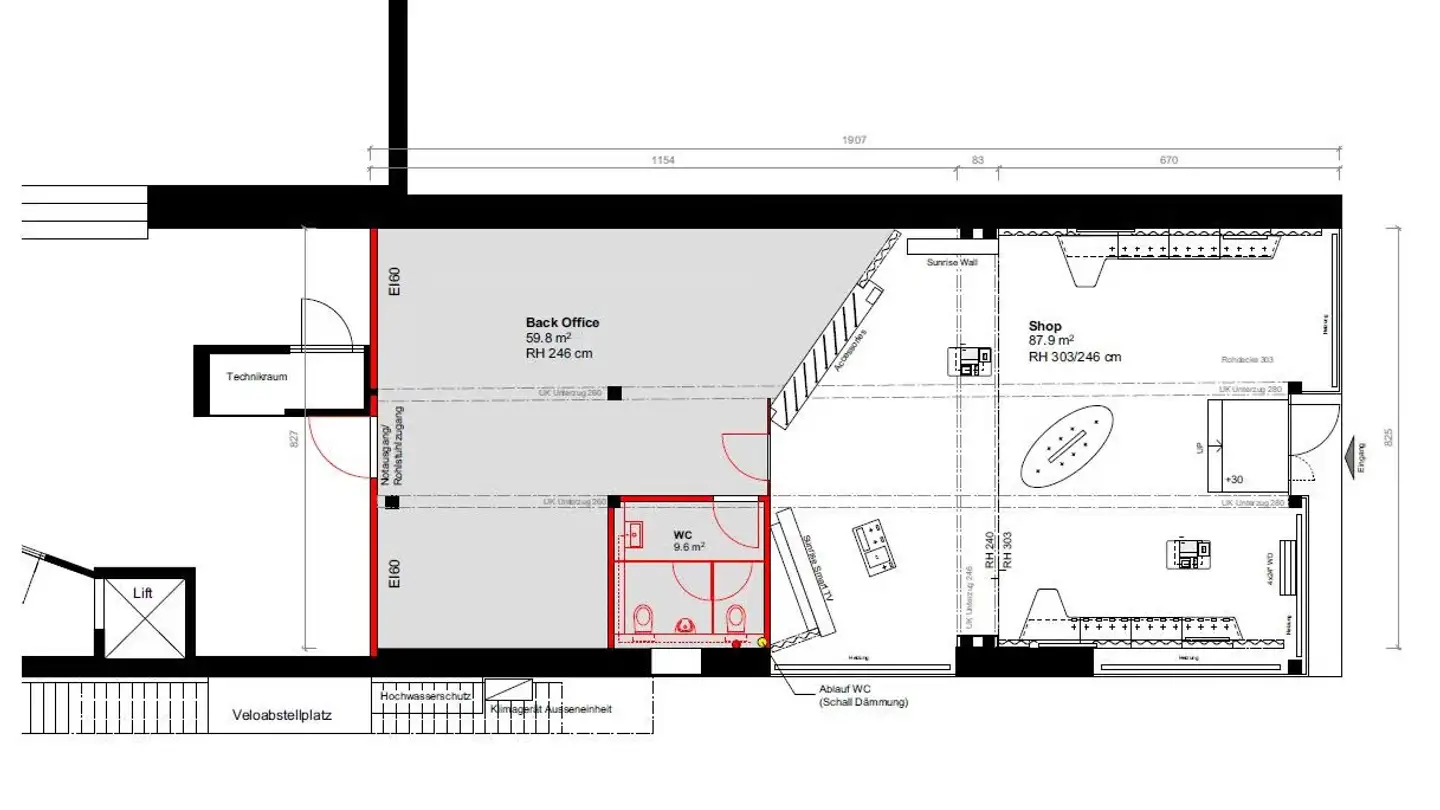 Grand magasin à louer - Hauptstrasse 62, 5734 Reinach AG - Photo 3