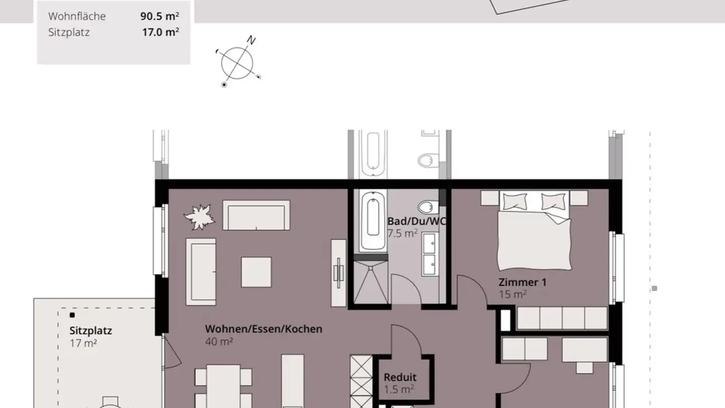 Appartement à louer - 3360 Herzogenbuchsee - Photo 3