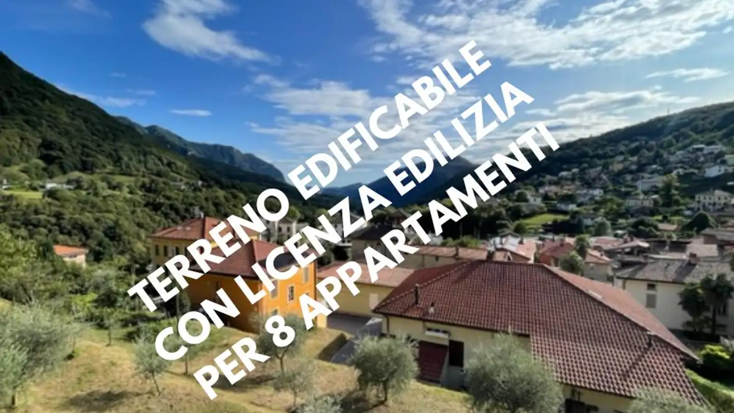 Constructible plot for sale - 6822 Arogno