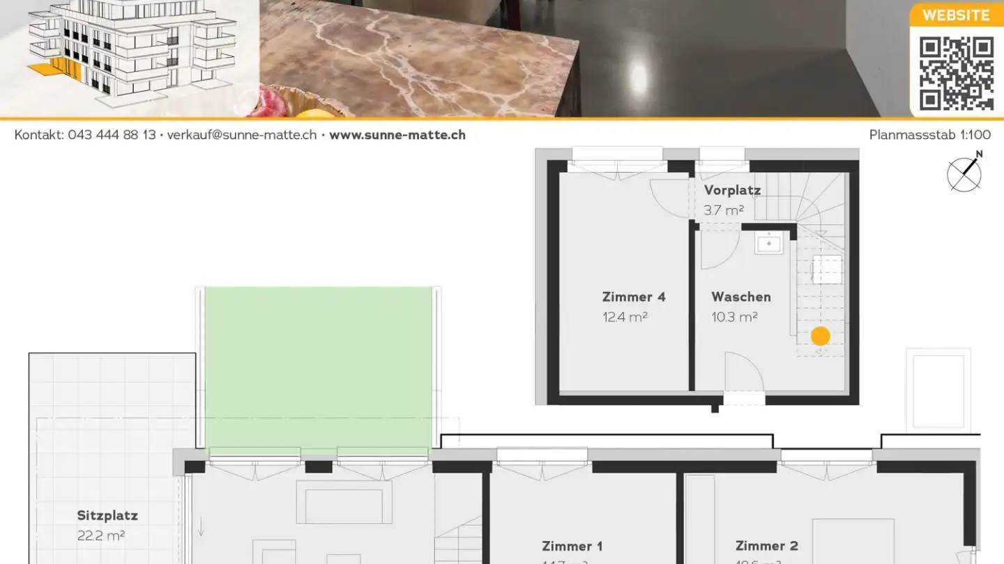 Wohnung kaufen - Bahnhofstrasse 49, 8965 Berikon - Foto 3