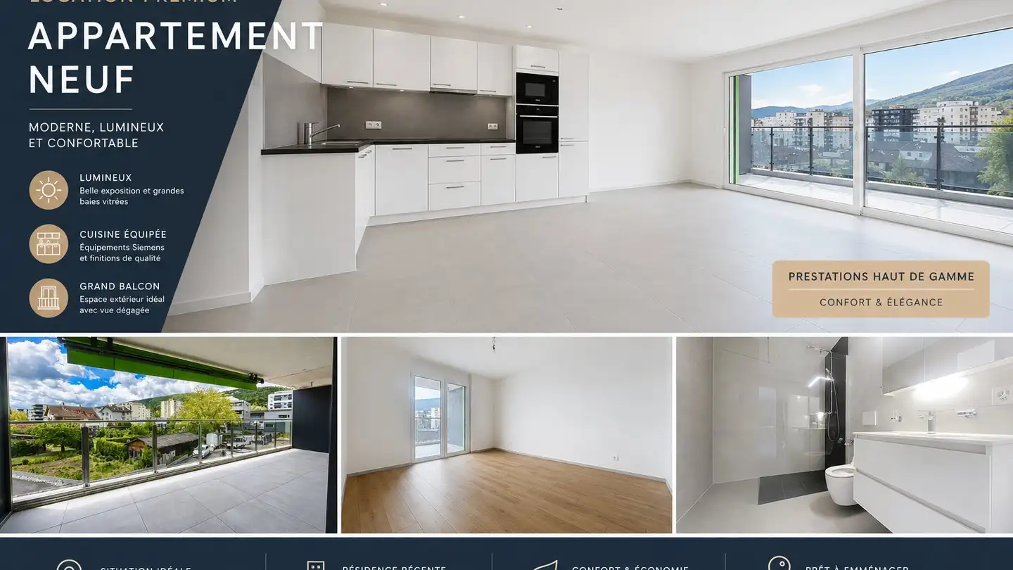 Appartement à louer - 2800 Delémont