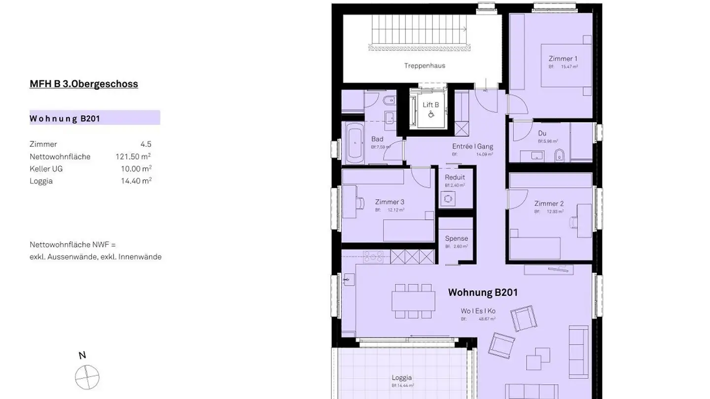 Appartamento in affitto - Kantonsstrasse 21, 7205 Zizers - Foto 4
