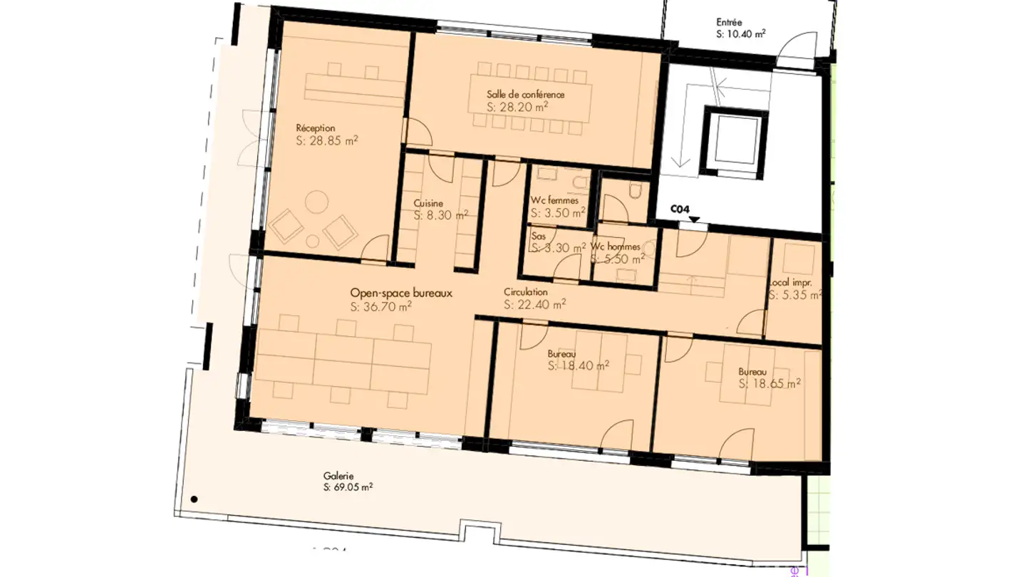 Spazio ufficio in vendita - Rue de l'Ancien Comté 93, 1635 La Tour-de-Trême - Photo 4