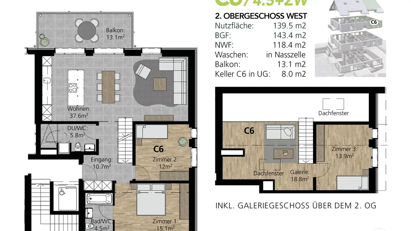 Apartment for rent - Rütihubelweg 4, 3634 Thierachern - Photo 2