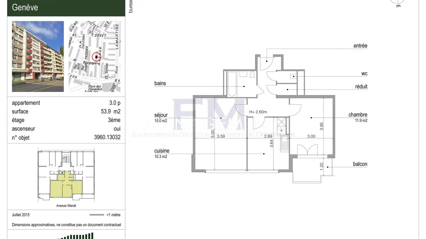 Appartamento in affitto - Avenue Wendt, 1203 Genève - Foto 4