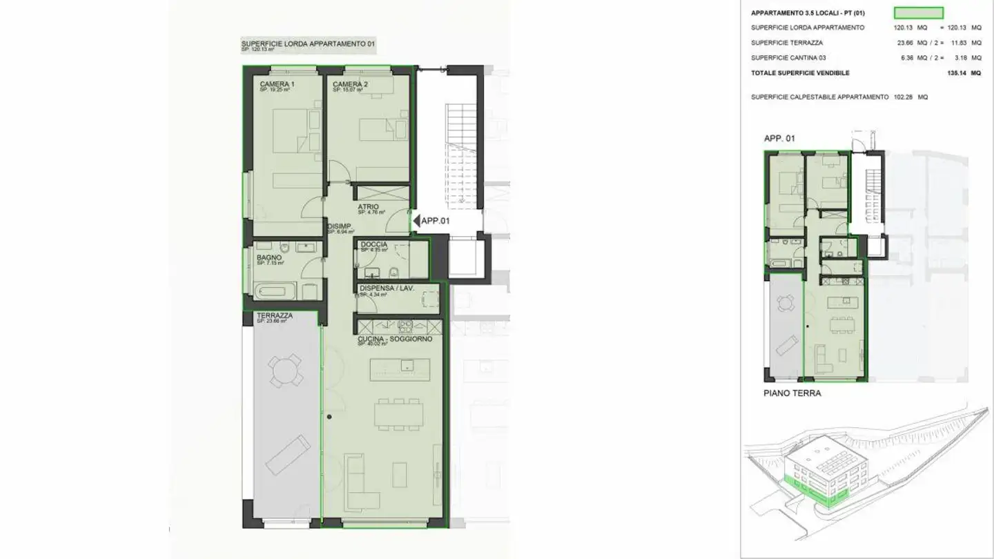 Appartamento in vendita - Via Birreria 22, 6503 Bellinzona - Foto 3