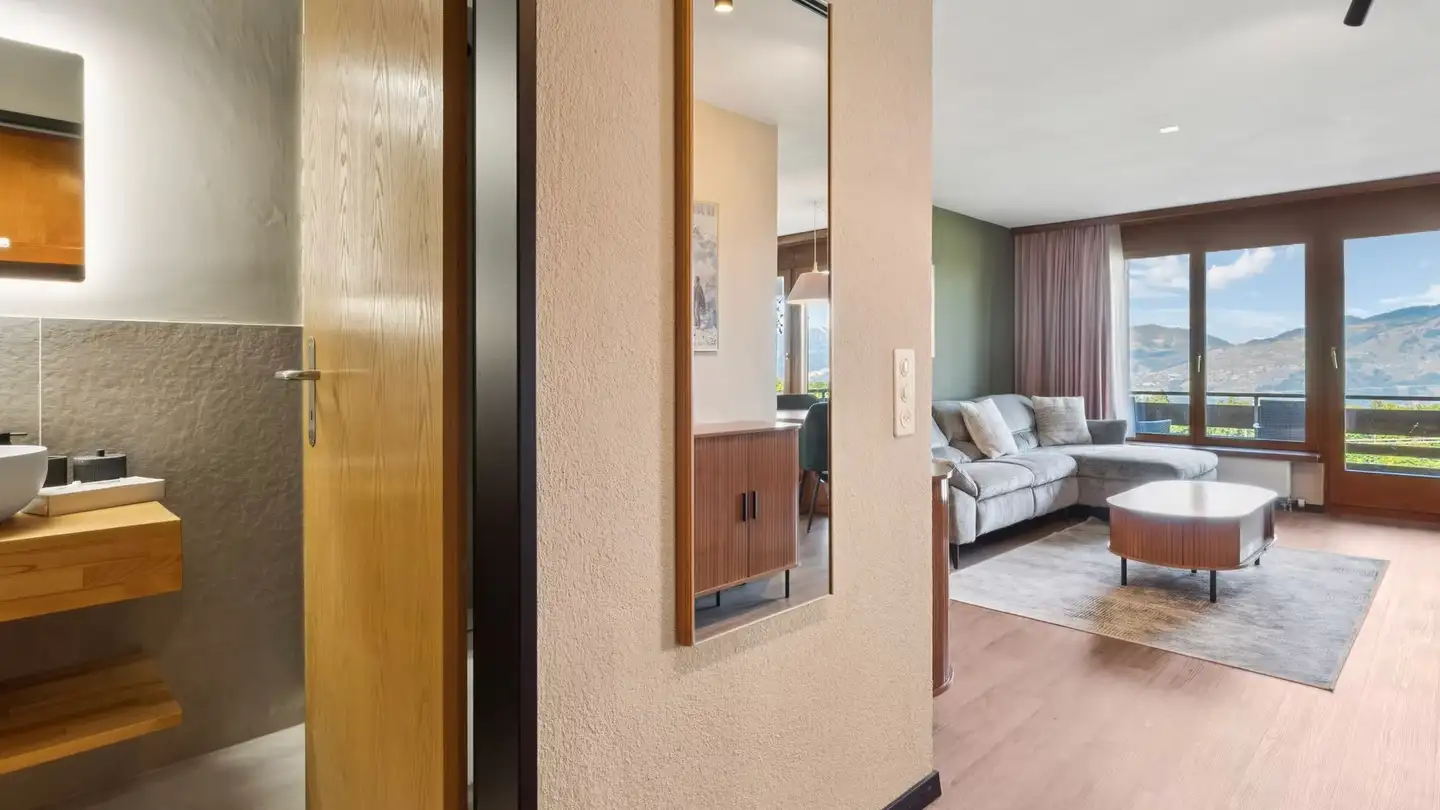 Appartement meublé à vendre - Dorfstrasse 8, 3703 Aeschi b. Spiez