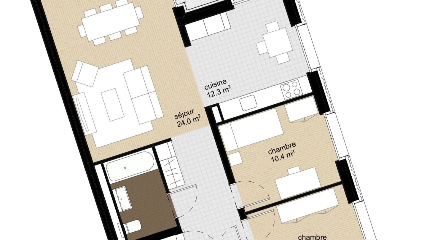 Appartement à louer - Route De La Gare, 1470 Estavayer-le-Lac