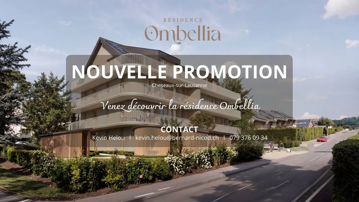 Appartement à vendre - 1033 Cheseaux-sur-Lausanne