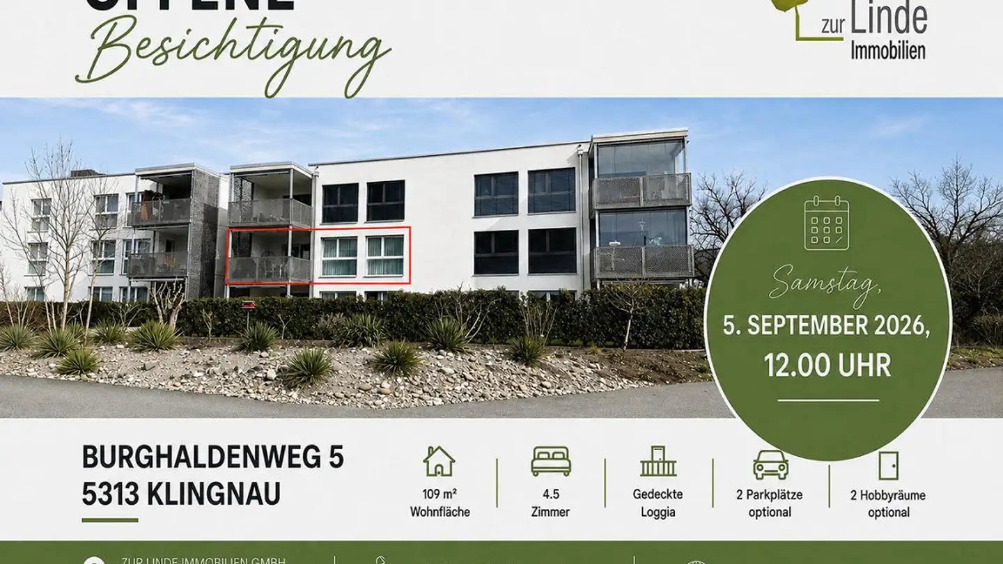 Appartamento in vendita - Burghaldenweg 5, 5313 Klingnau