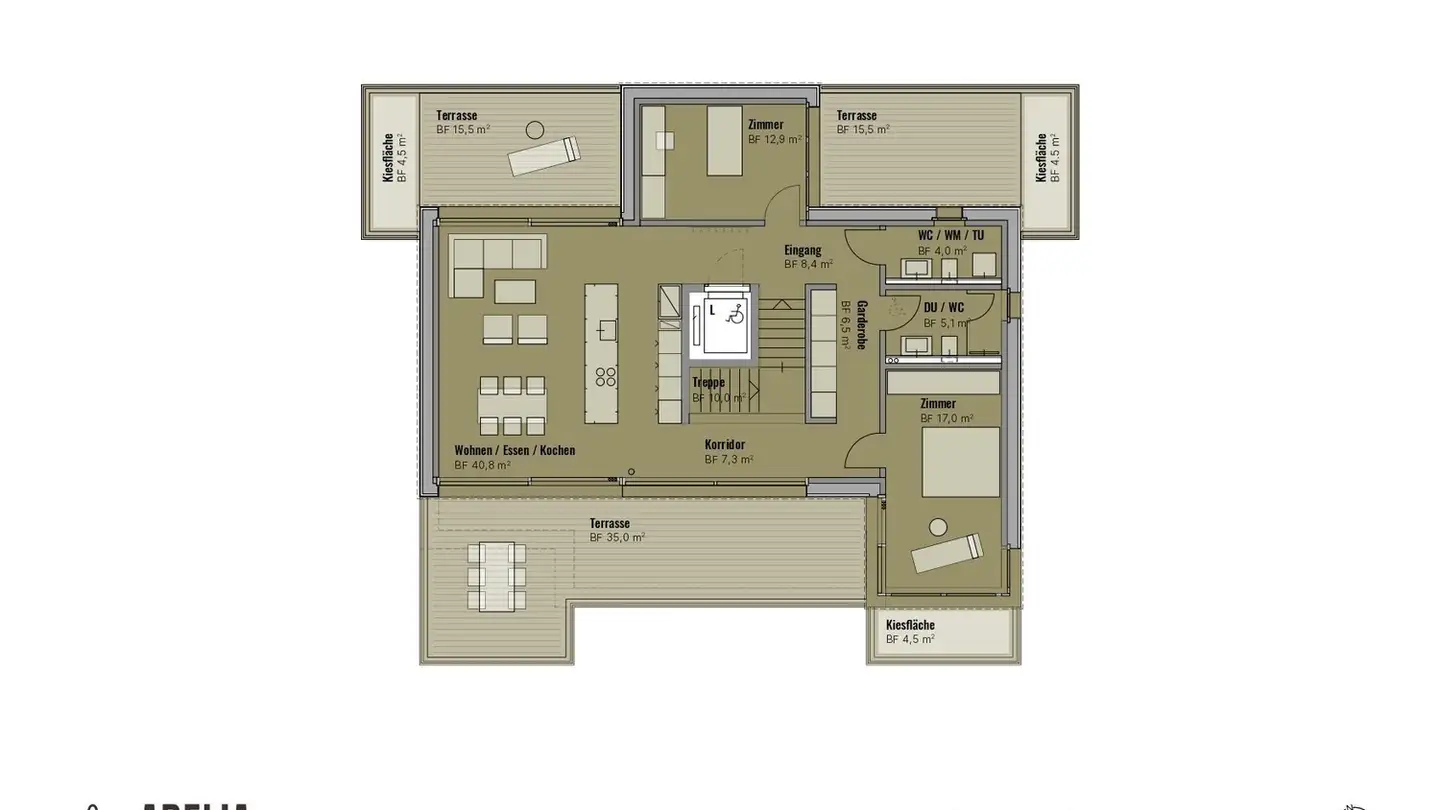 Attique à vendre - Aehrenweg 11, 8050 Zürich - Photo 3