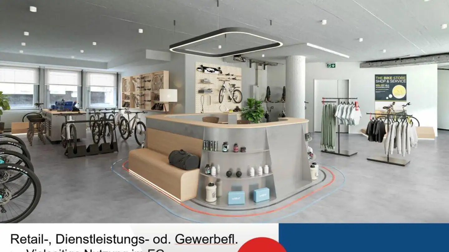 Commerciale in affitto - Schochengasse 6, 9000 St. Gallen