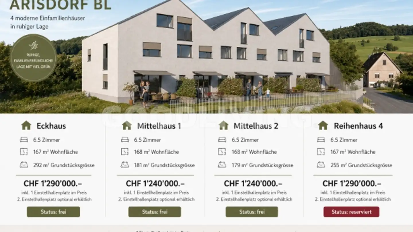 Maison en terrasse à vendre - Hauptstrasse 29, 4422 Arisdorf