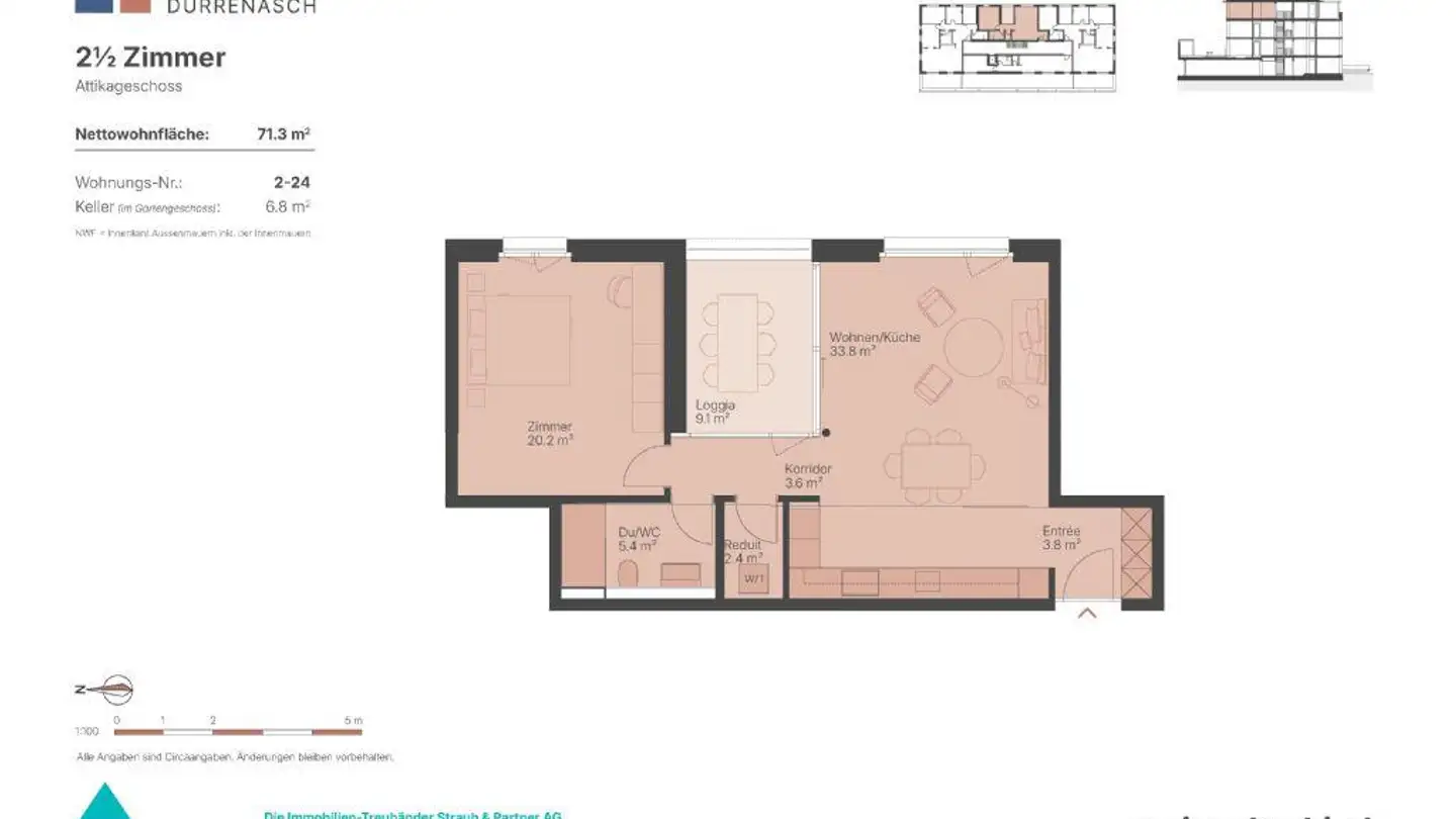 Wohnung kaufen - Hallwilerstrasse, 5724 Dürrenäsch - Foto 2