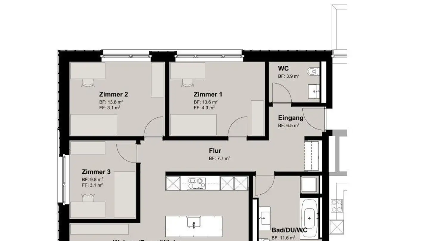 Appartamento in affitto - Dorfstrasse 14a, 6417 Sattel - Photo 3