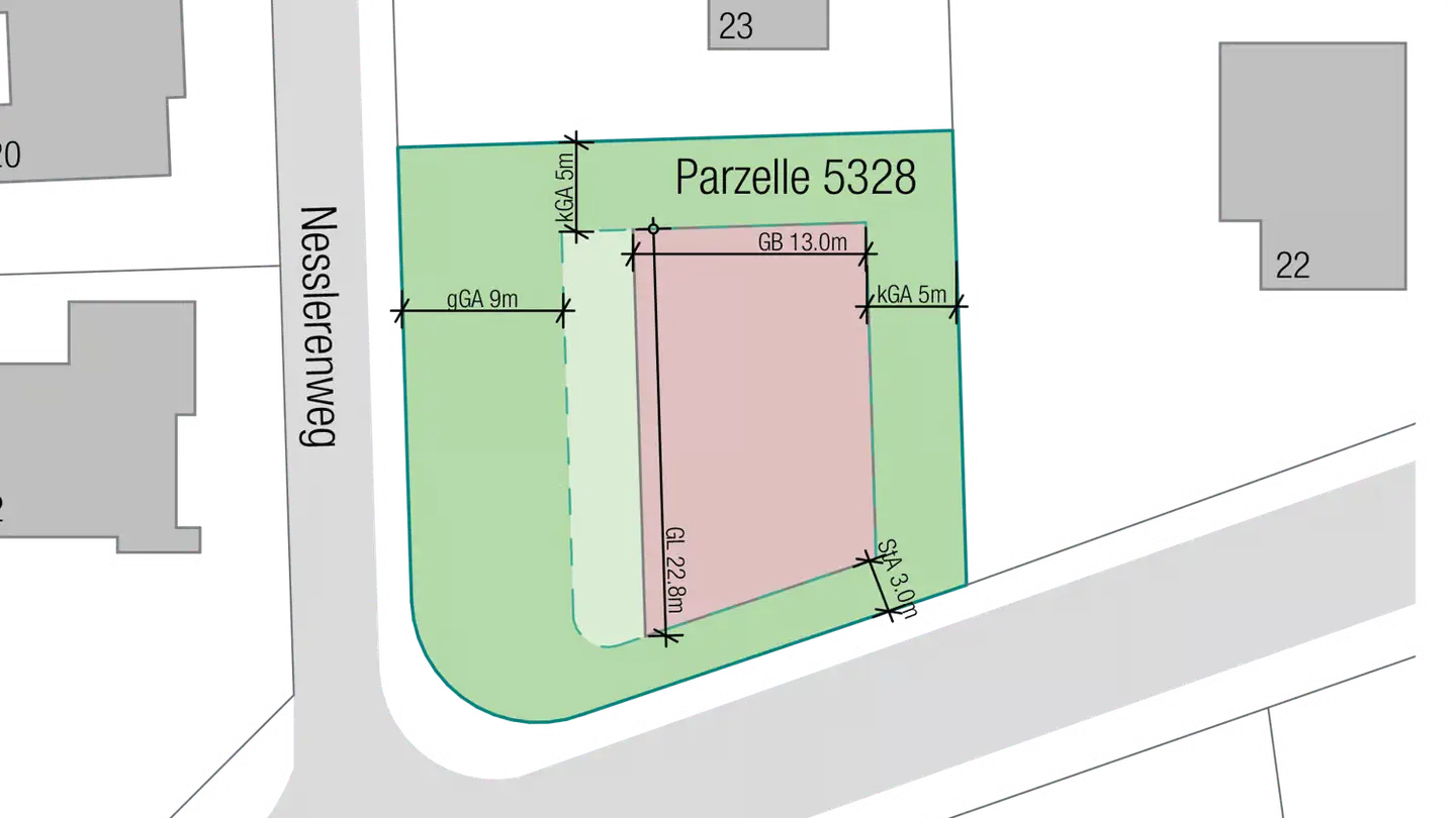Constructible plot for sale - Nesslerenweg 25, 3084 Wabern