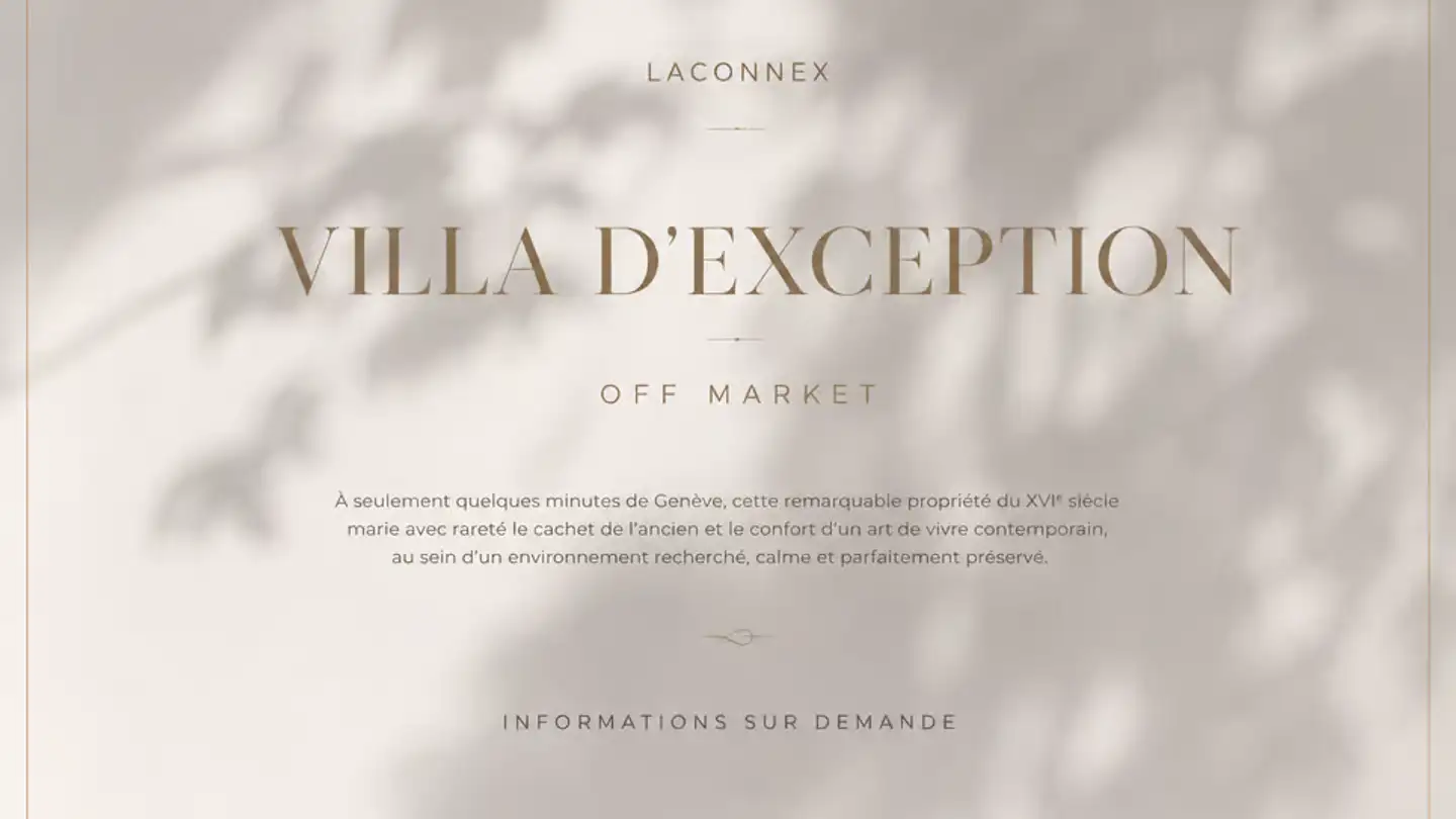 Maison individuelle à vendre - 1287 Laconnex