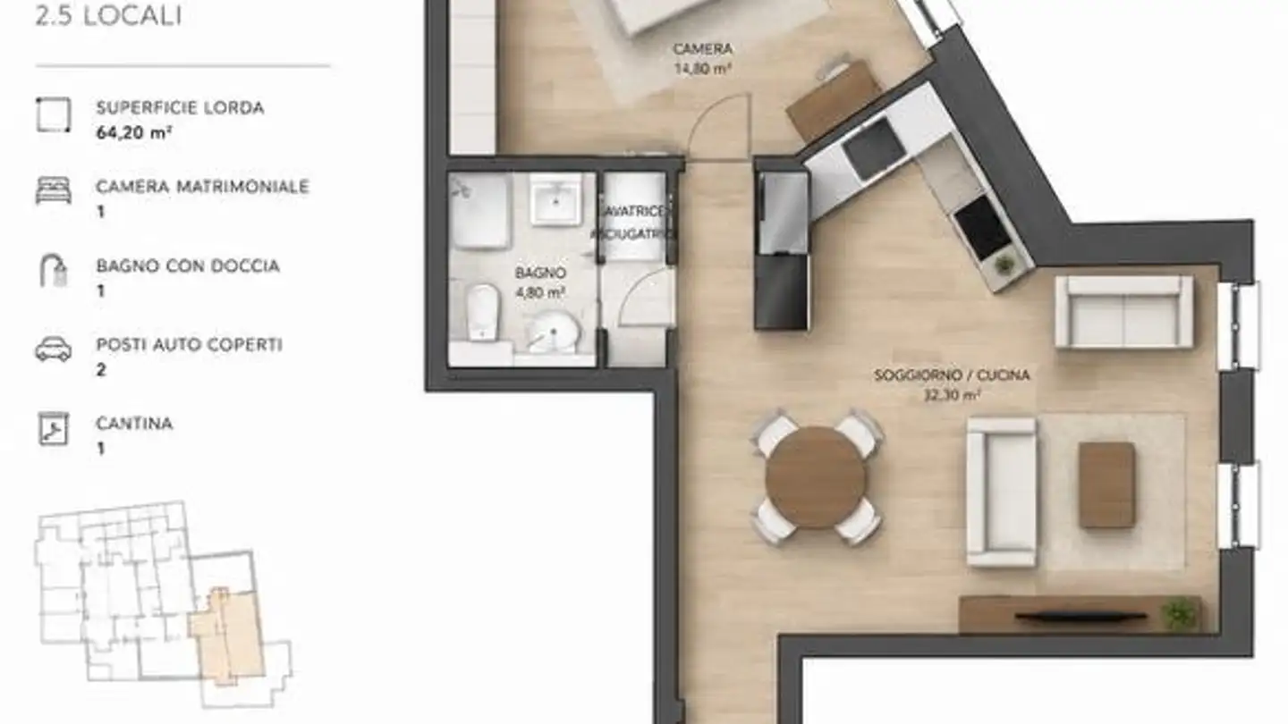 Appartamento ammobiliato in vendita - 6932 Breganzona - Foto 4