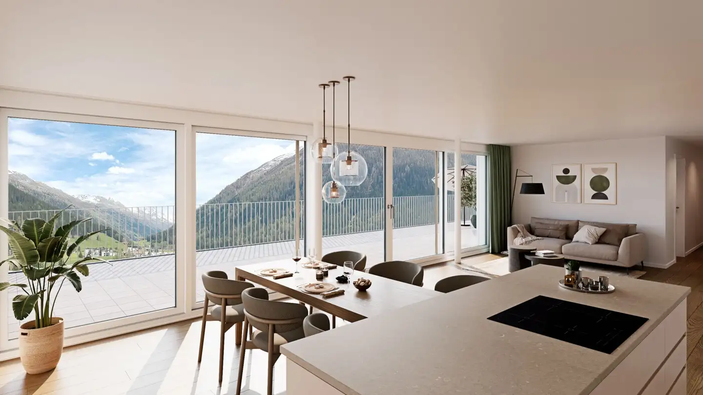 Dachgeschosswohnung kaufen - Promenade 136, 7260 Davos Dorf - Foto 2