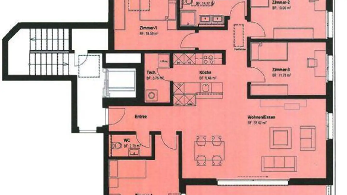 Attico in affitto - Chäppelimatte 34, 6262 Langnau b. Reiden - Photo 3