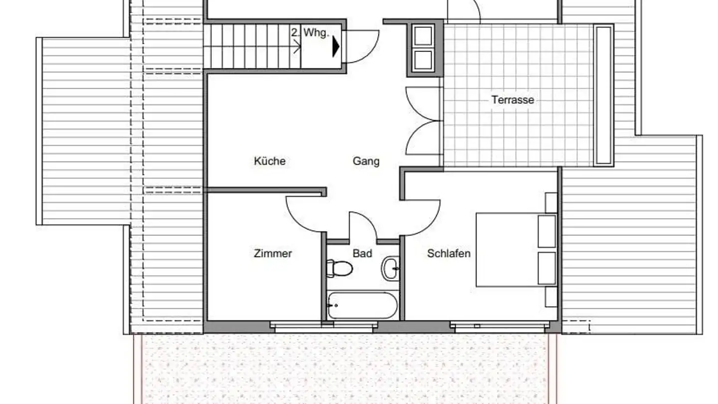 Attic flat for rent - Sonnhaldenstrasse 10, 3210 Kerzers