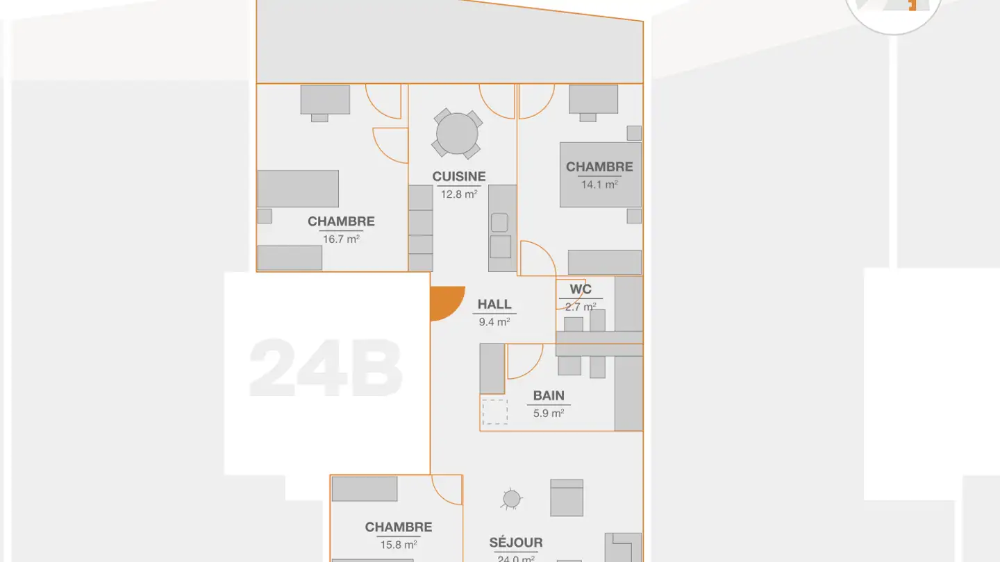 Appartamento in affitto - Avenue De Pratifori 24b, 1950 Sion - Foto 2