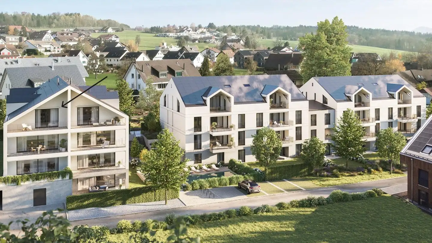 Penthouse mieten - Unterdorfstrasse 80, 8966 Oberwil-Lieli