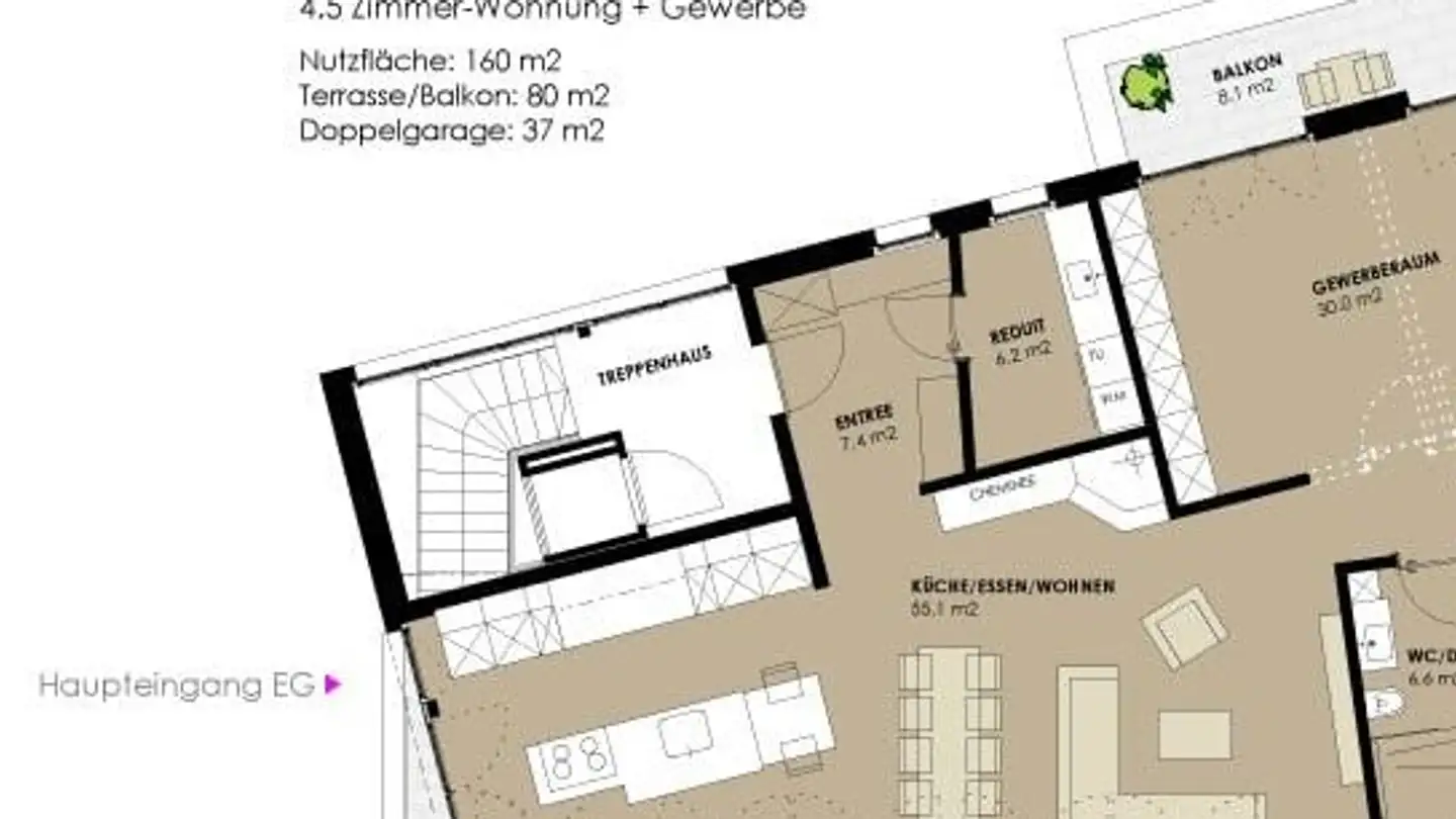 Department store for rent - Riedmattächer 4, 5623 Boswil - Photo 2