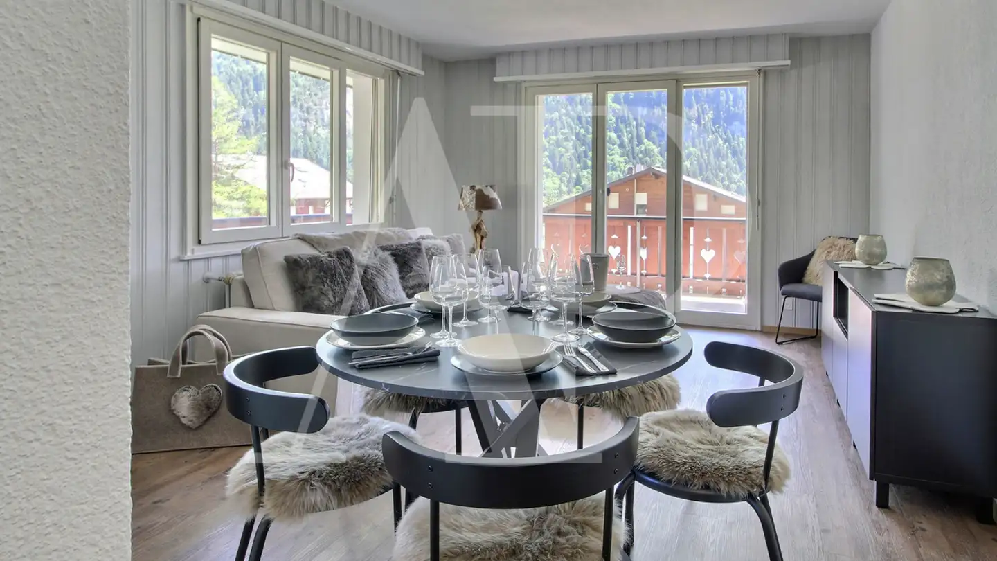 Furnished apartment for rent - Chemin Des Grands-Champs, 1874 Champéry