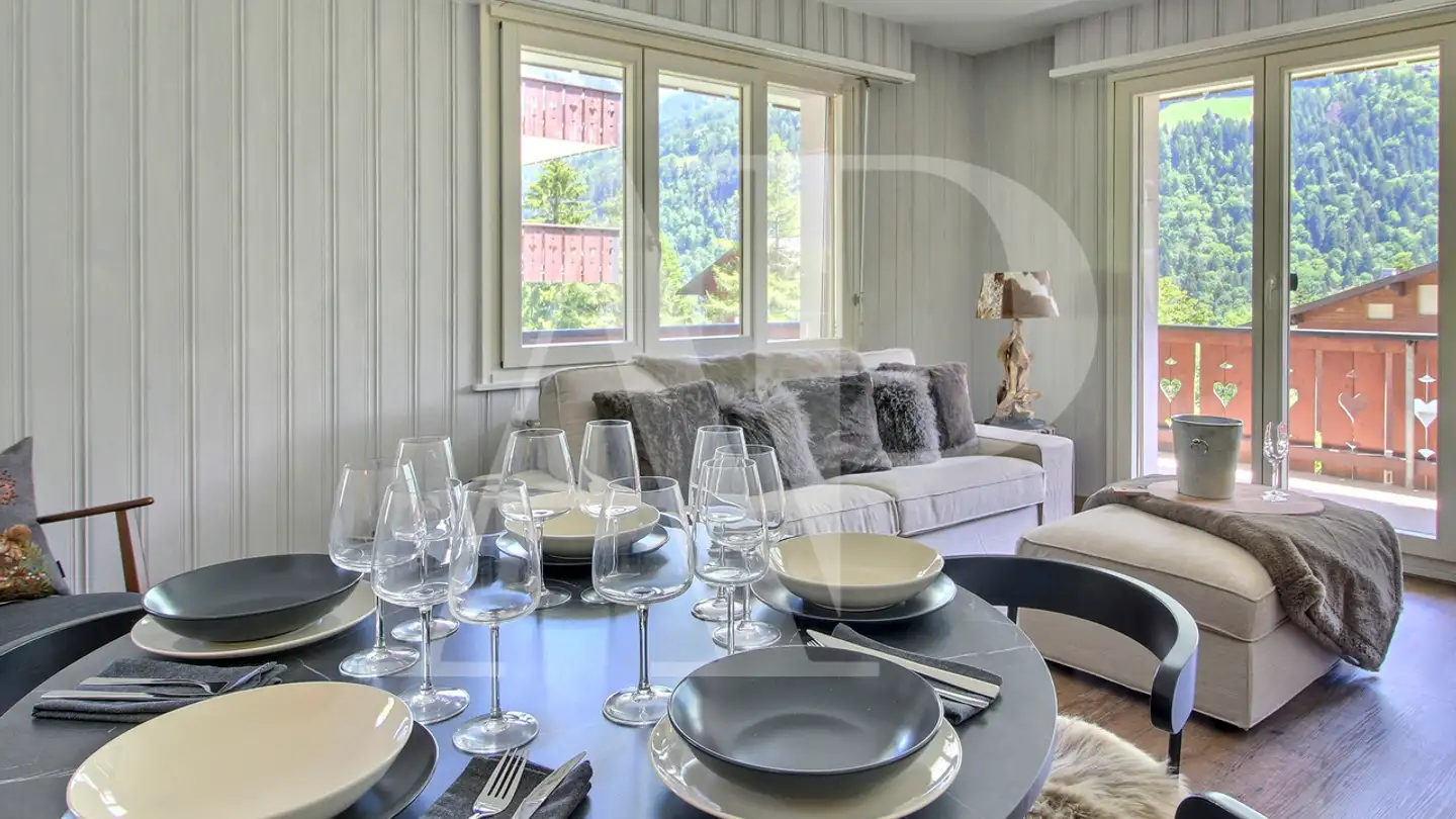Furnished apartment for rent - Chemin Des Grands-Champs, 1874 Champéry - Photo 2