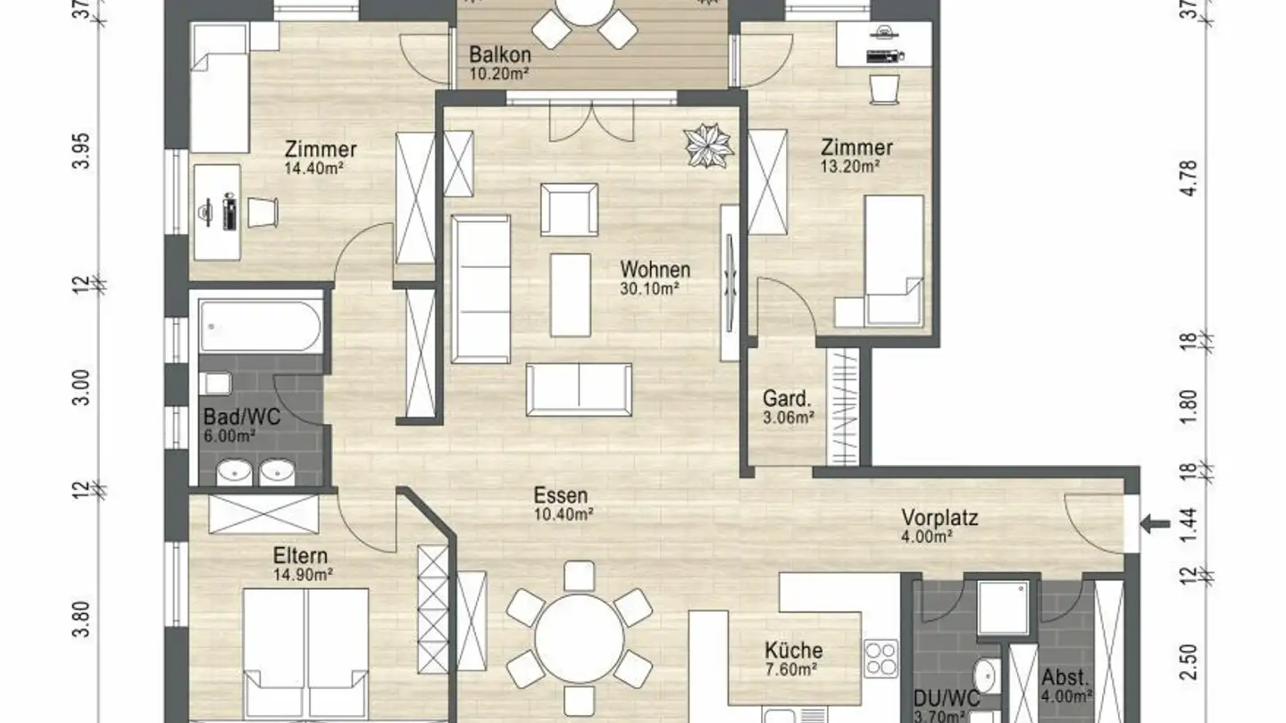 Wohnung kaufen - Hauptstrasse, 8553 Hüttlingen