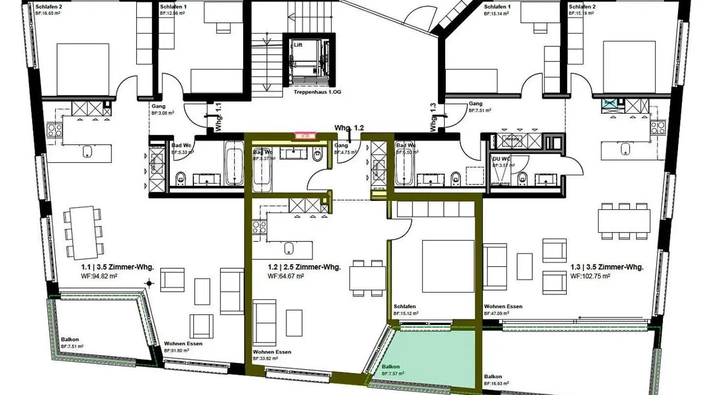 Appartement à louer - Stelleweg 1, 7000 Chur - Photo 4
