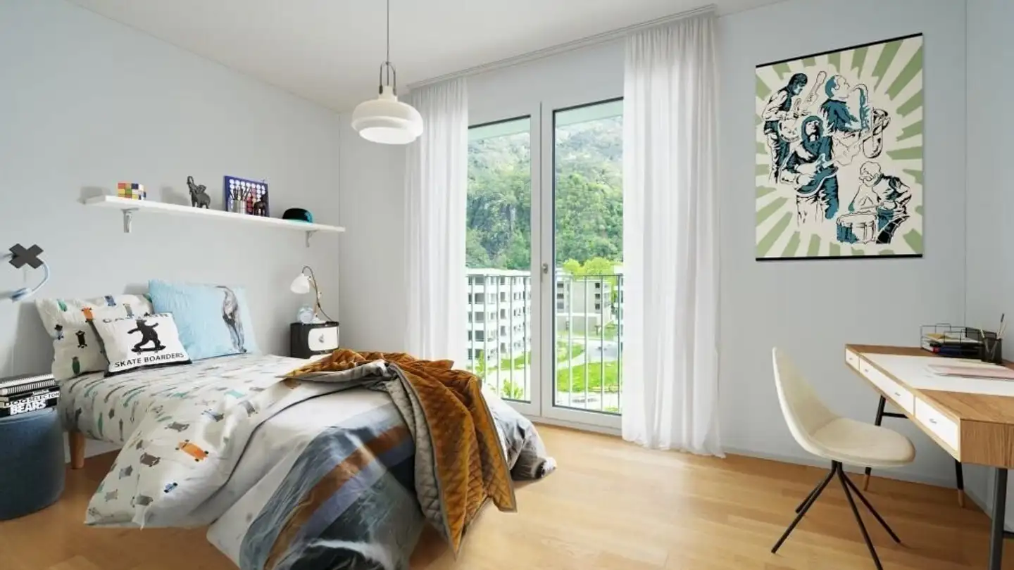 Wohnung mieten - Via Gerretta, 6500 Bellinzona - Foto 4