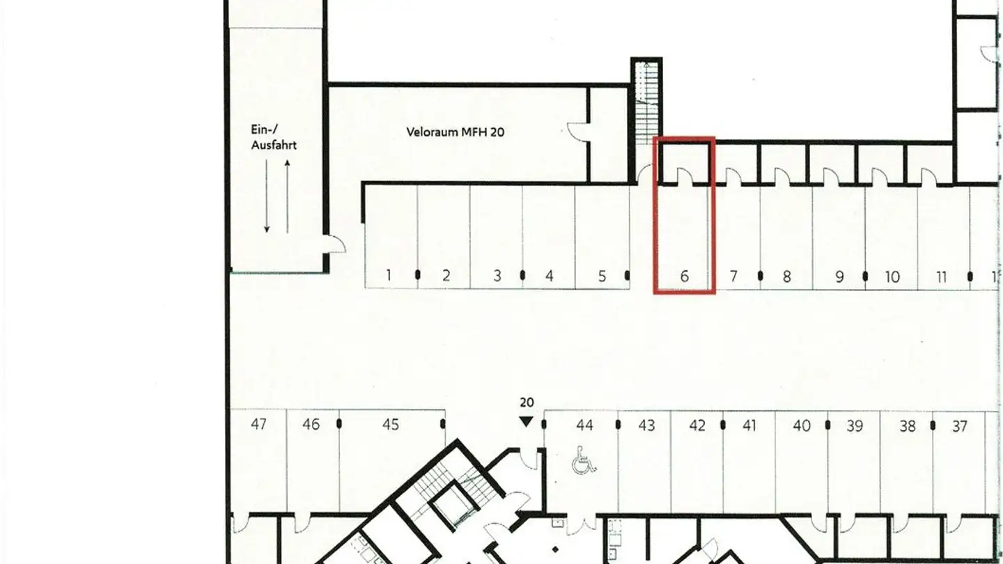 Outdoor parking space for rent - Sangenstrasse 20, 8570 Weinfelden - Photo 2