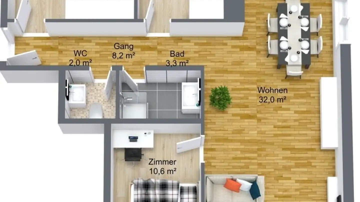 Appartement à louer - Napfstrasse 52, 3550 Langnau im Emmental - Photo 2